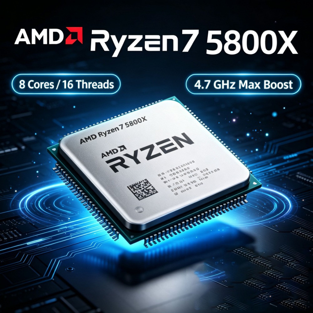 Amd Cpu Ryzen 7 - Processeur de bureau AMD R7 5800X