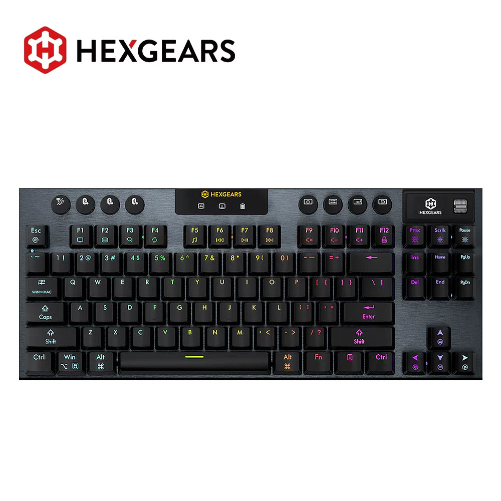 Gaming Keyboard Hot Swappable - HEXGEARS A3 clavier mécanique 87 touches