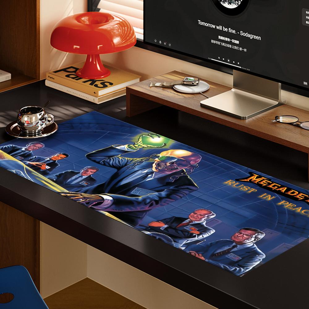 Gaming Keyboard High Ground - Tapis de souris Band M-Megadeth XXL,