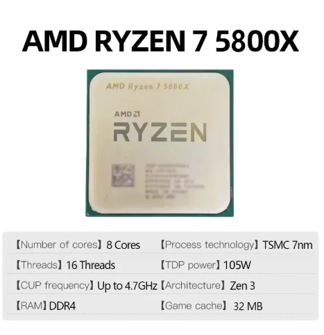 Processeur de bureau AMD R7 58 - Amd Cpu Ryzen 7 avis et prix