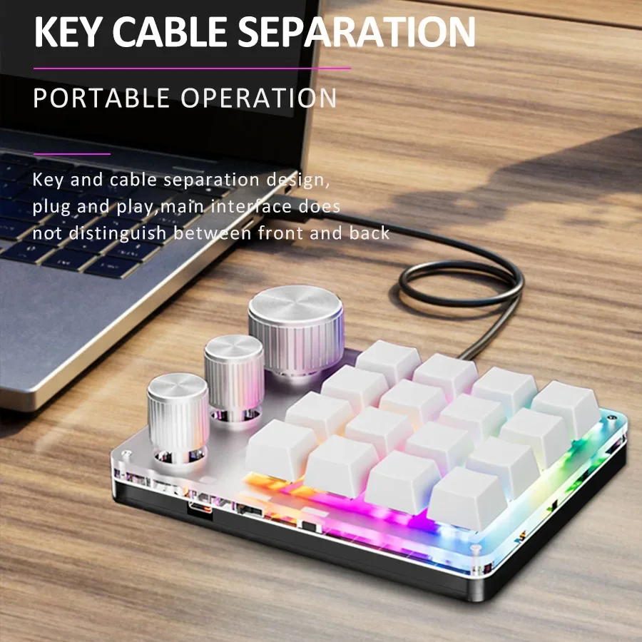 Clavier de jeu mécanique sans  - Gaming Keyboard Mini avis et prix