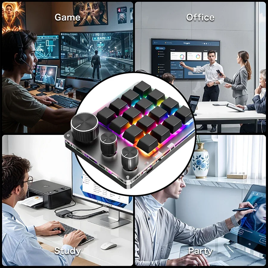 Clavier de jeu mécanique sans  - Gaming Keyboard Mini avis et prix